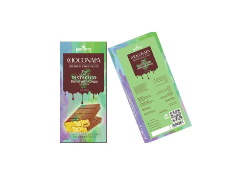 Manutti Kunafa & Pistachio Chocolate Delight 180gm - Duabi Trend - CAFELAX