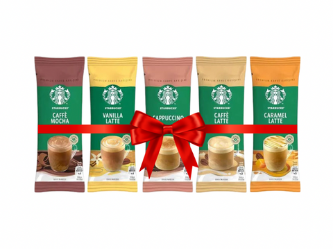 Starbucks 5 different Flavours of Premium Instant Coffee - 5 Sachets - CAFELAX
