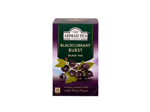Ahmad Tea Blackcurrant Burst tea 20 Bags - CAFELAX