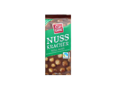 Fin Carre Chocolate Bar with Whole Hazelnuts 100g - CAFELAX