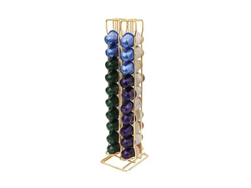 Nespresso Capsules Holder 40 Capsules Gold CAFELAX