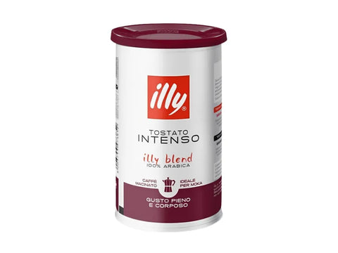 illy Intenso Roast Ground Coffee For Moka Pot 185g - CAFELAX