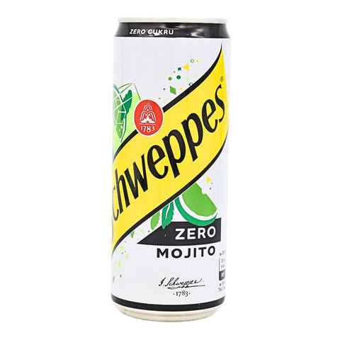 Schweppes Zero Mojito Soda Drink 330ml