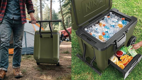 Ninja FrostVault 45QT/42L Wheeled Cooler with Dry Zone
