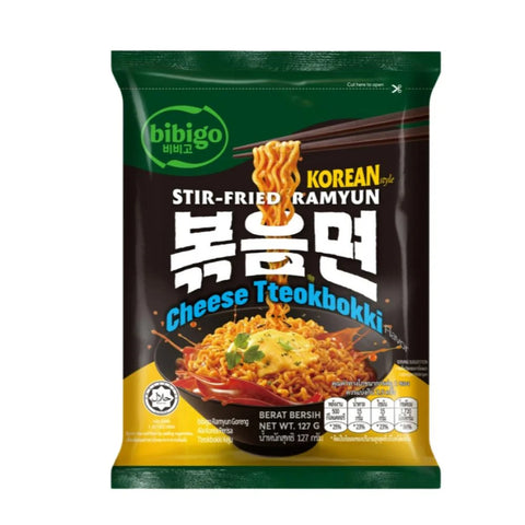 bibigo Korean Stir-Fried Ramyun Cheese Tteokbokki 127g