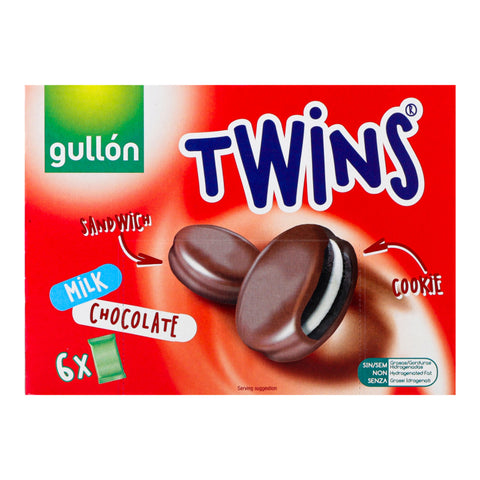 Gullón Twins Sandwich Milk Chocolate Cookies 252g