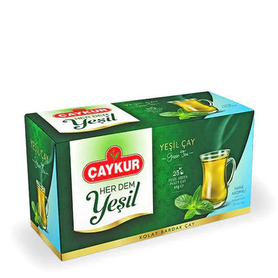 Caykur Green Tea With Mint 25 Tea Bags