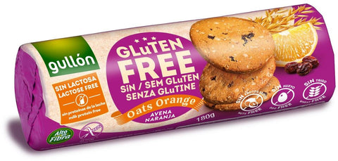Gullón Gluten Free Orange Oat Avena Naranja Biscuits 180g