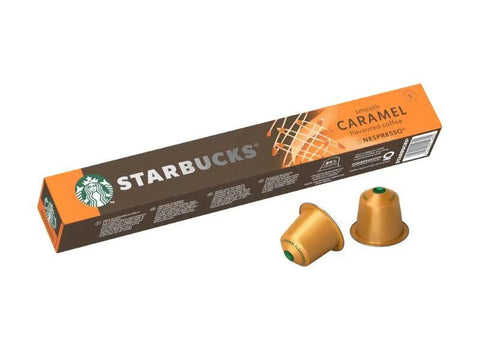 Starbucks Smooth Caramel Flavoured Coffee Capsules - 10 Capsules - CAFELAX