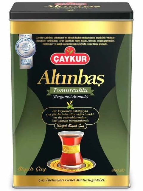 Caykur Altinbas Bergamot Black Tea Tin 400g