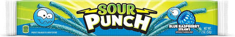 BB"6-12-2025"Sour Punch Blue Raspberry Candy 57g