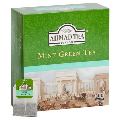 Ahmad Tea London Mint Green Tea 100 Bags