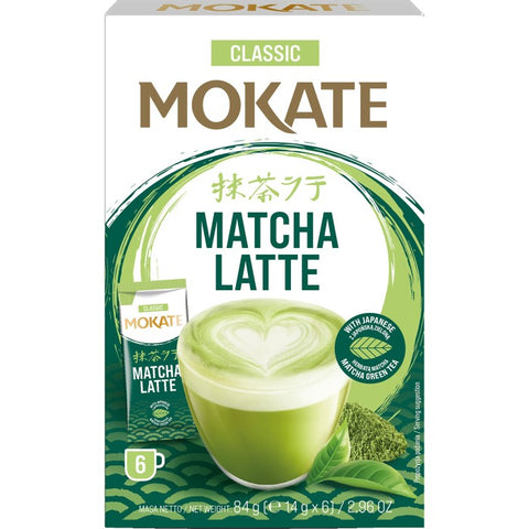 Mokate Matcha Latte Classic Flavour - 6 Sachets