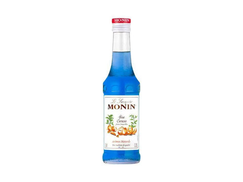 Monin Blue Curacao Syrup 250 ml - CAFELAX