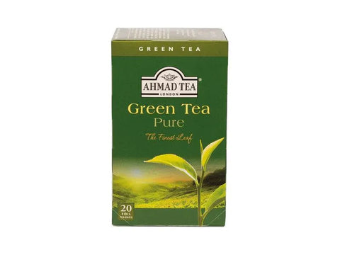 Ahmad Tea Green Tea Pure Black tea 20 Bags - CAFELAX