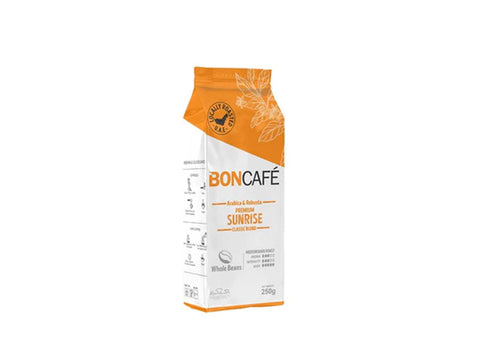 Boncafé Sunrise Clasic Blend Whole Beans Coffee 250g