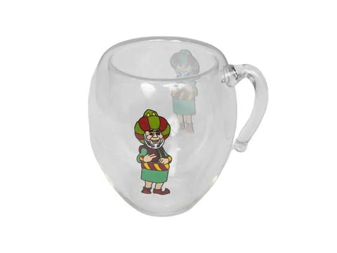 Capuccino Double Glass Mug - Ramadan Edition - CAFELAX
