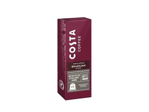 Costa Brazilian Blend Coffee Capsules - 10 Capsules - CAFELAX
