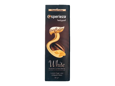 Esperieza Roasted Coffee Beans Covered with White Chocolate 80g - CAFELAX