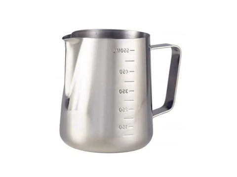 Graded Stainless Steel Milk Pitcher 550 ML - CAFELAX
