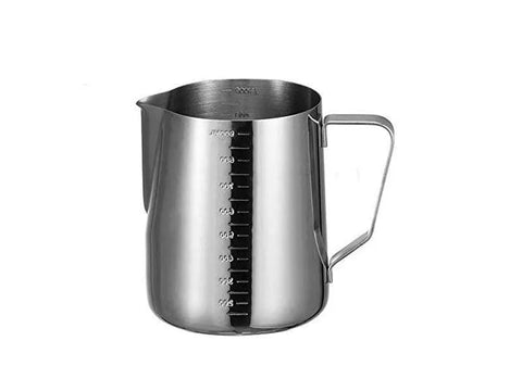 Graded Stainless Steel Milk Pitcher 900 ML - CAFELAX
