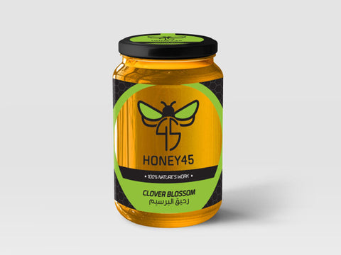 Honey 45 Clover Bolssom Natural Honey 450g