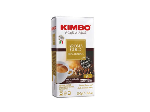 Kimbo Aroma Gold Ground Coffee Can 250g