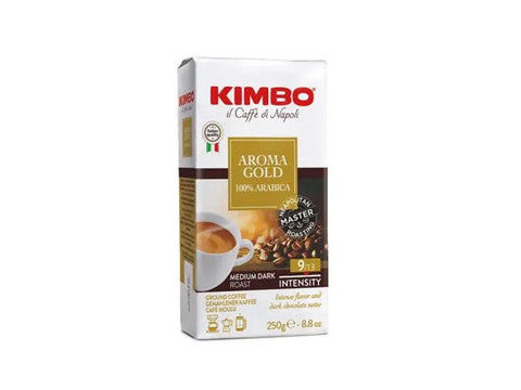 Kimbo Aroma Gold Ground Coffee 250g - CAFELAX