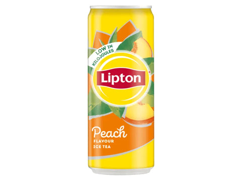 Lipton Ice Tea Peach Can 330ml - CAFELAX