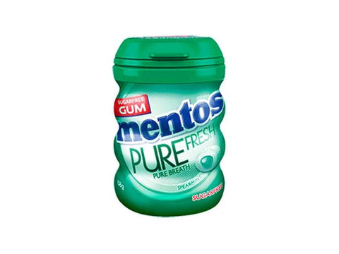 Mentos Pure Fresh SuperMint Sugerfree Gum - 30 Pieces - CAFELAX