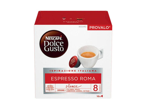 Nescafe Dolci Gusto Espresso Roma Coffee Capsules - 16 Capsules