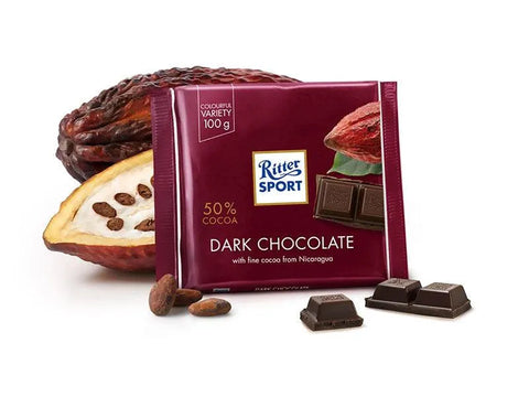Ritter Sport Dark Chocolate 100g - CAFELAX