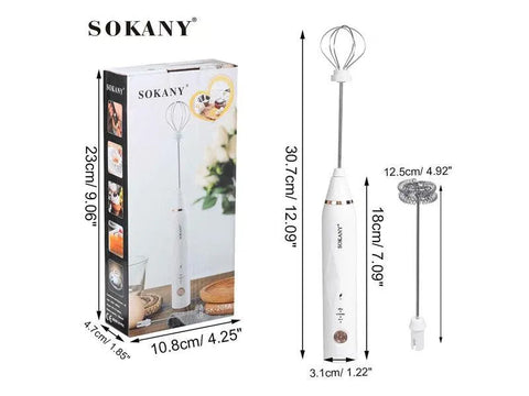 Sokany Handheld Hand Mixer & Milk Frother - CAFELAX