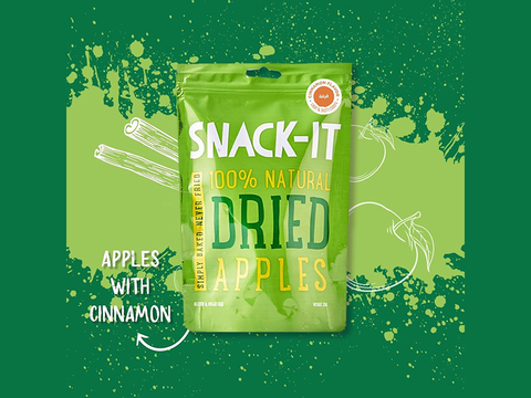 Snack-It 100% Natural Dried Apple Cinnamon 25g