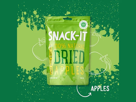 Snack-It 100% Natural Dried Apple Original 25g - CAFELAX