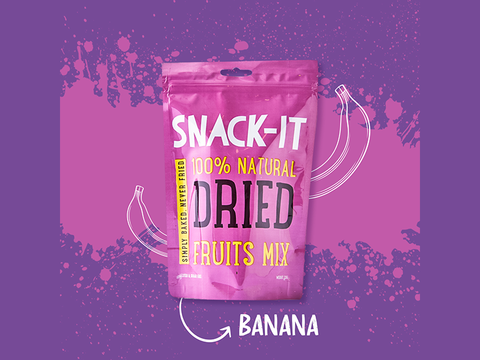Snack-It 100% Natural Dried Banana 25g