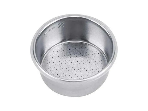 Stainless Steel Cup Non-Pressurized Porous Coffee Filter 51mm - Double Shots - CAFELAX