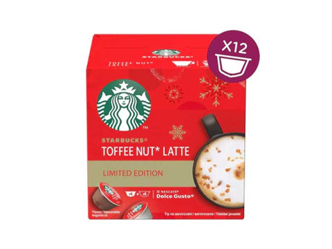 Starbucks Toffee Nut Latte Dolce Gusto Coffee Capsules - 12 Capsules