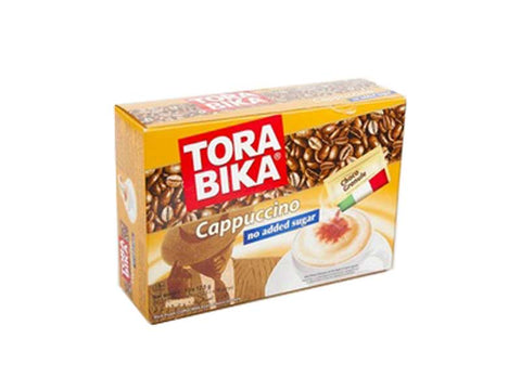 Tora Bika Cappuccino No Add Sugar 10 Sachets With Extra Choco Granule