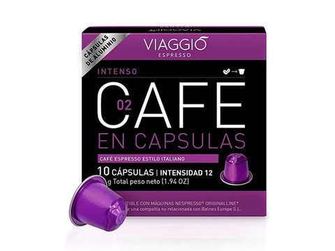 Viaggio Intenso Coffee Capsules - 10 Capsules - CAFELAX