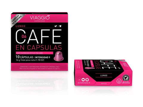 Viaggio Lungo Coffee Capsules - 10 Capsules