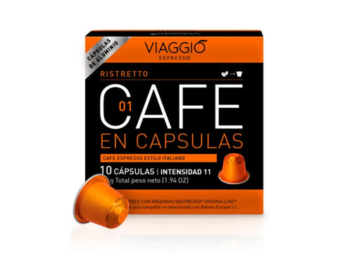 Viaggio Ristretto Coffee Capsules - 10 Capsules - CAFELAX
