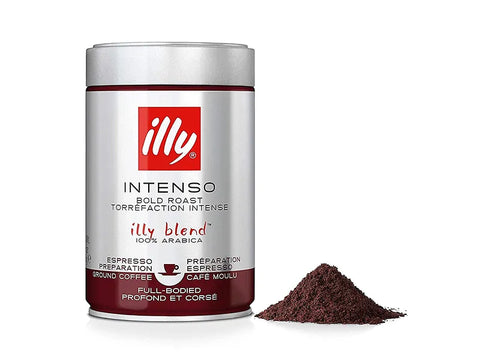 illy Intenso Bold Roast Ground Espresso Coffee 250g - CAFELAX