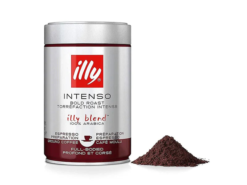 illy Intenso Bold Roast Ground Espresso Coffee 250g CAFELAX