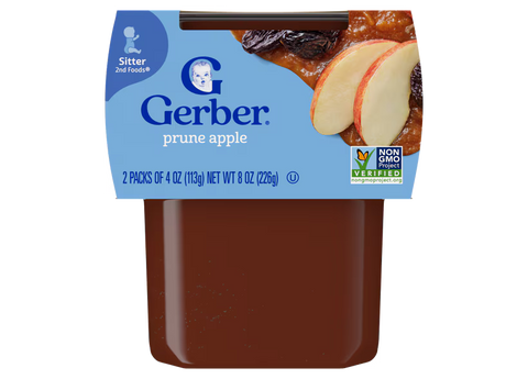 Gerber Prune Apple Puree 226g