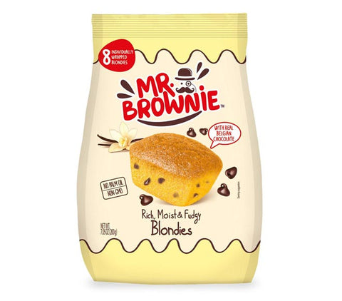 Mr. Brownie Blondies with Chocolate Chips Brownies Cake 200g