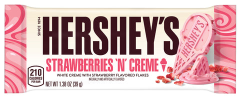 Hershey's Strawberry N White Creme With Strawberry Flakes 39g