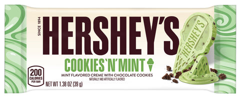 Hershey's Cookies N mint White Creme With Chocolate Cookies 39g