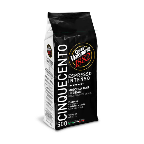 Caffè Vergnano 500 Intenso Whole Beans Coffee 1 Kg
