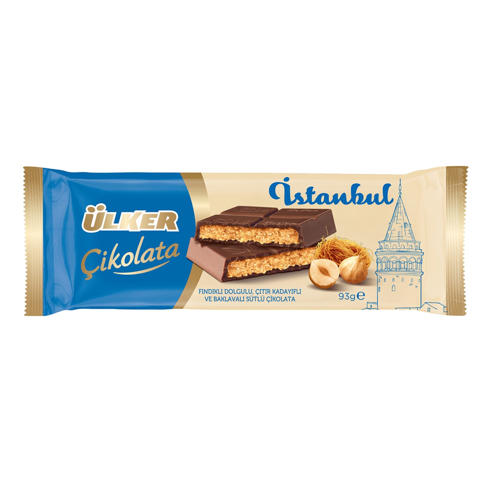 Ulker Istanbul Chocolate with Antep Hazelnut 93g – CAFELAX